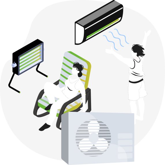 Heating & Cooling Vector